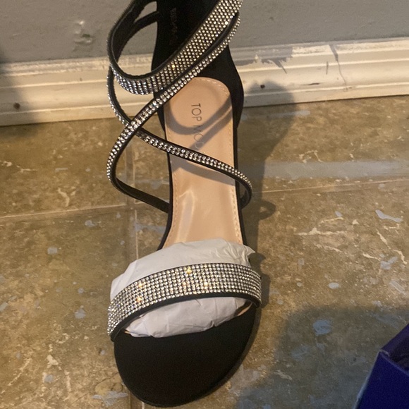 “Black Glitter High Heels by “___brand__ “ - Picture 4 of 5